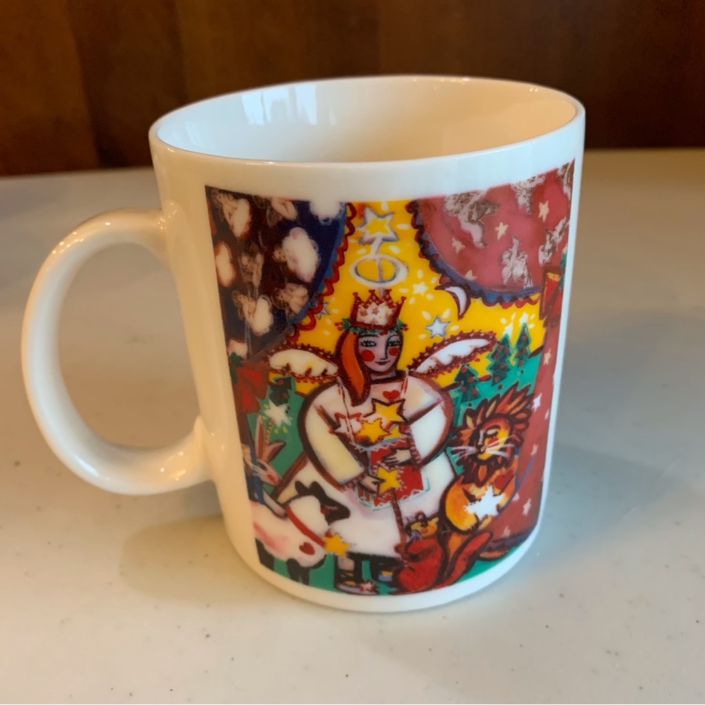 Neiman Marcus Christmas Angel 1995 Mug Kelly Stribling Sutherland Artist